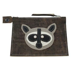 New Handcrafted Handmade Leather Fox Wallet Coin